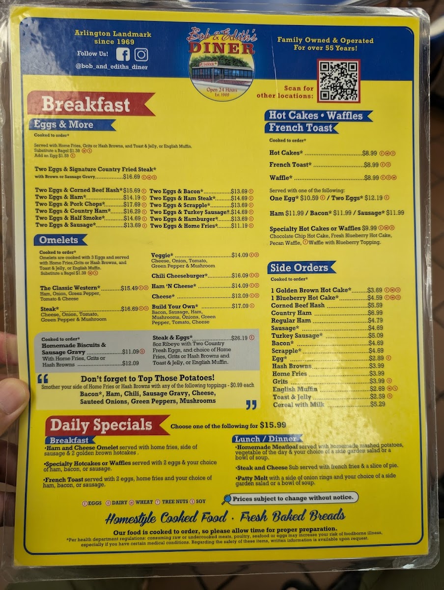 Bob & Edith's Diner Menu - Image 4