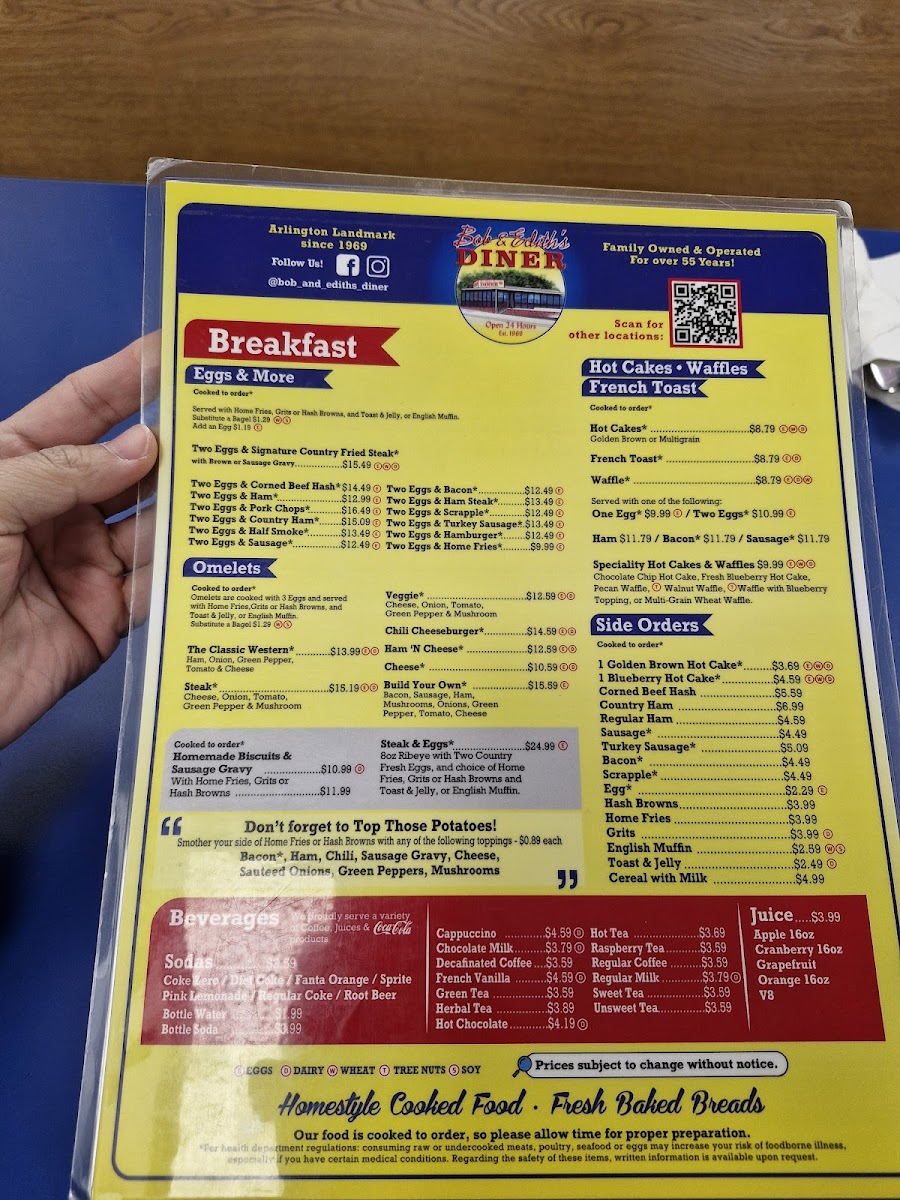 Bob & Edith's Diner Menu - Image 6